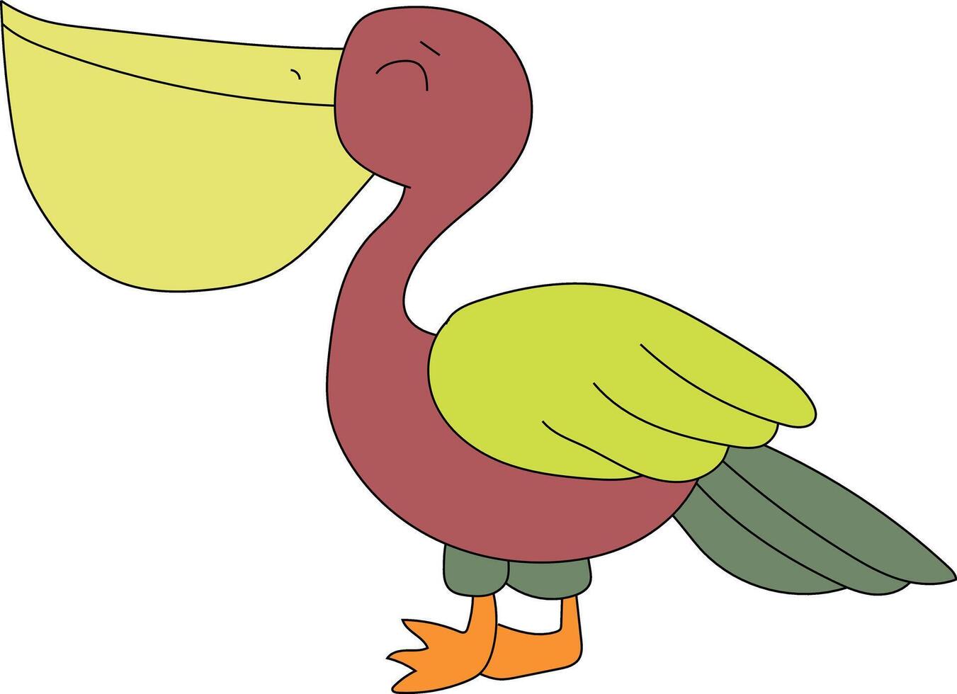 schattig weinig vogelstand clip art reeks vlak ontwerp. vogel vlak illustratie vector