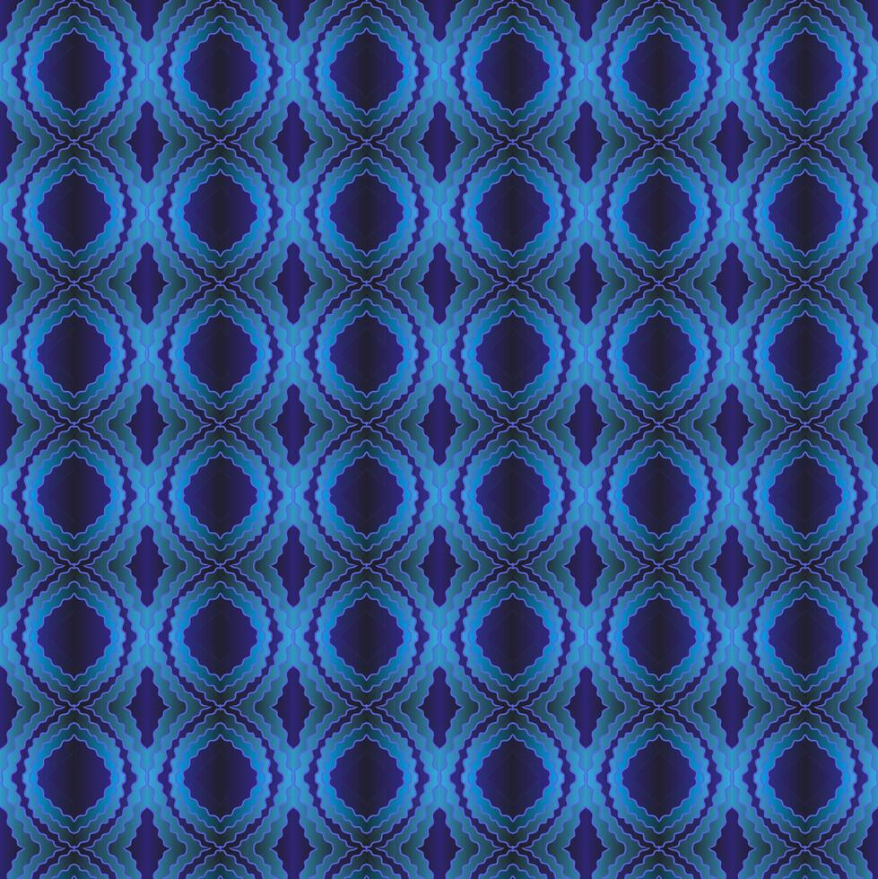 structuur met naadloos abstract patroon in blauw kleur vector