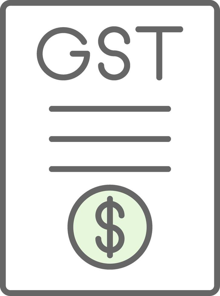 gst filay icoon vector