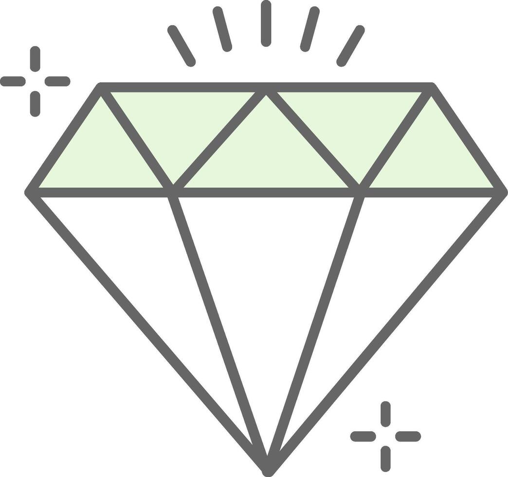 diamant filay icoon vector