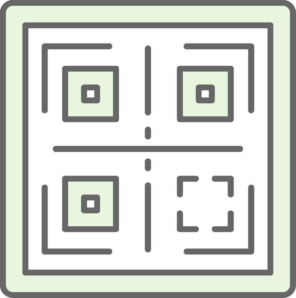 qr filay icoon vector