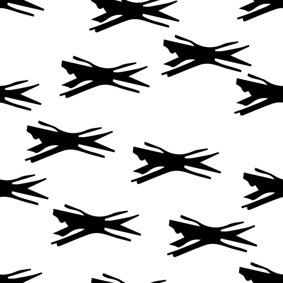 naadloos patroon met hand- getrokken kruis symbolen vector