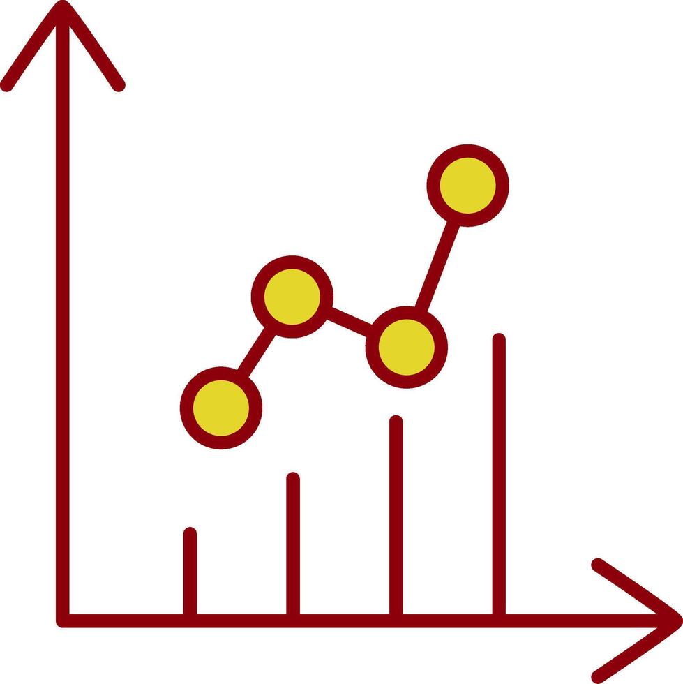 diagram glyph kromme icoon vector