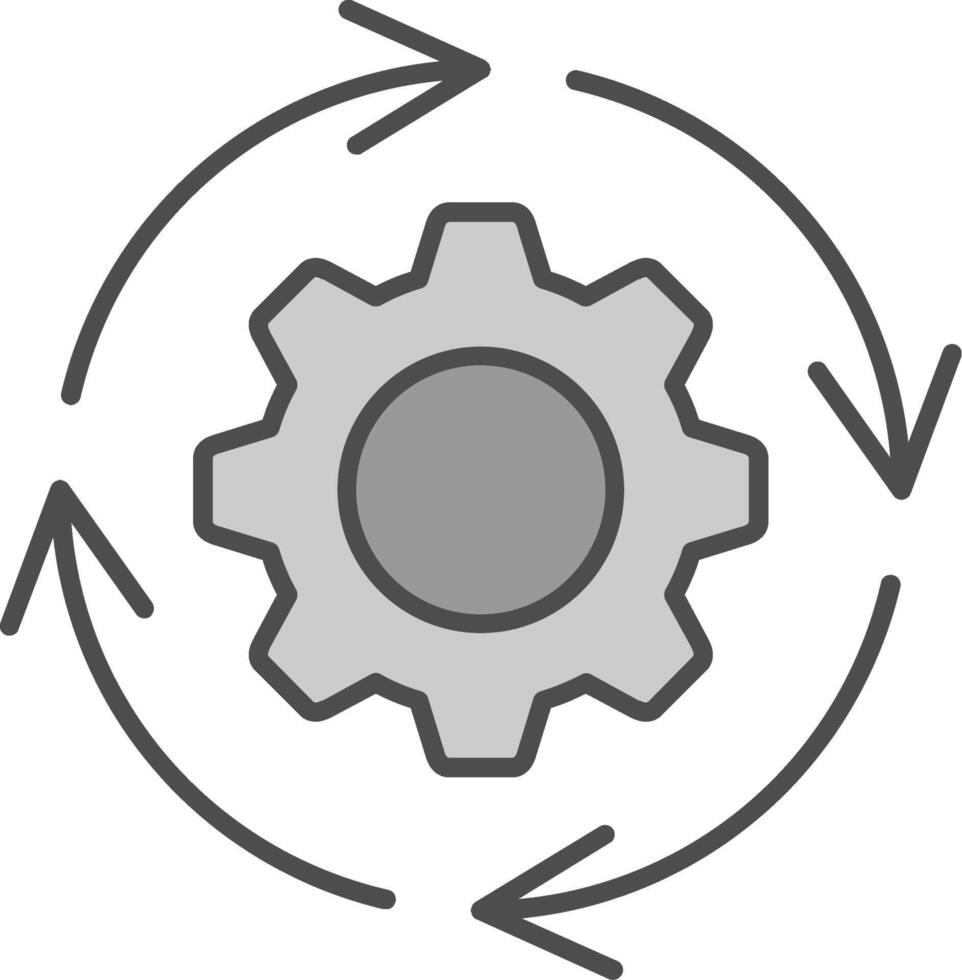 aanpassing glyph kromme icoon vector