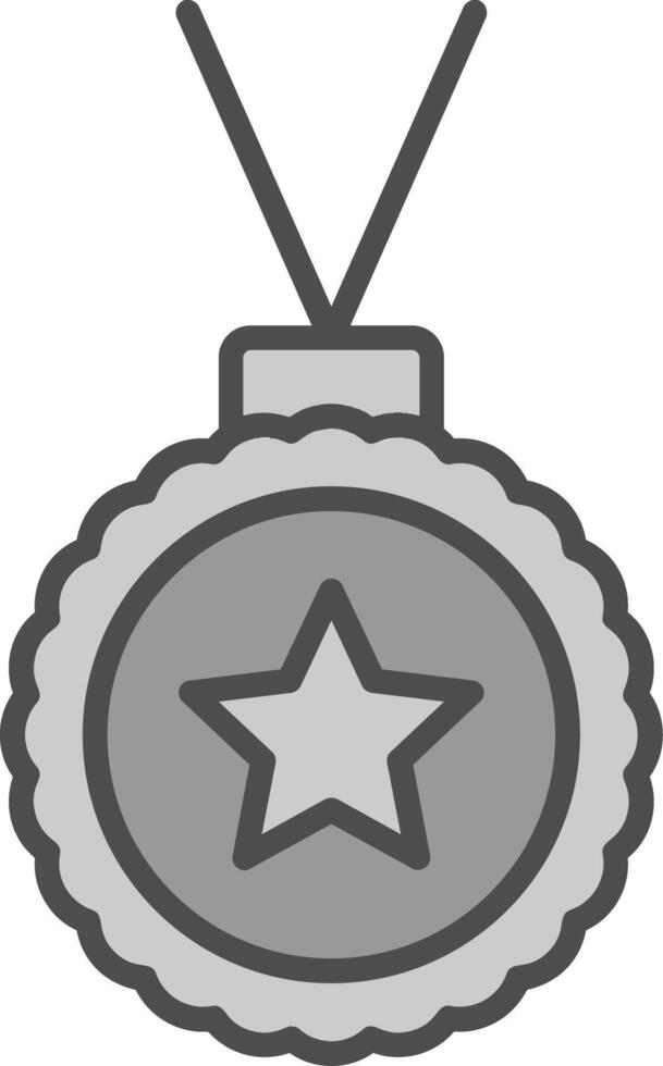 medaille filay icoon vector