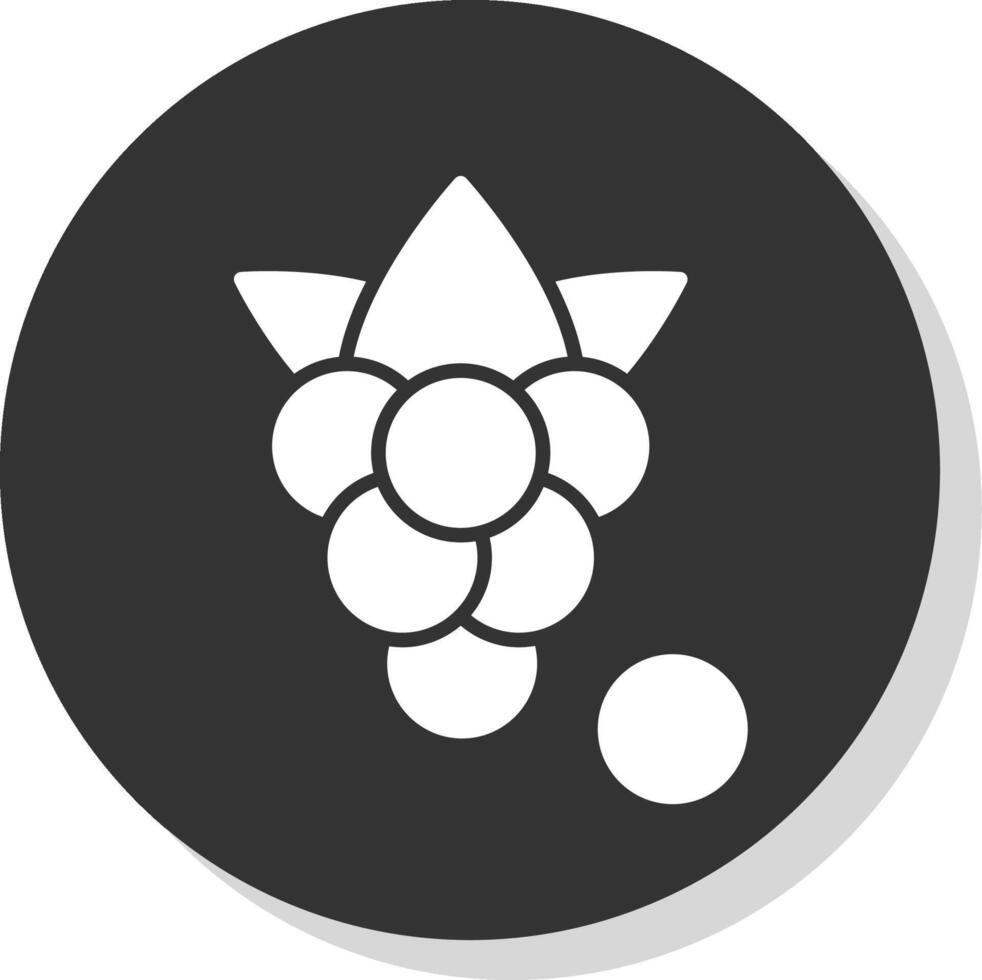 jongensbessen glyph grijs cirkel icoon vector