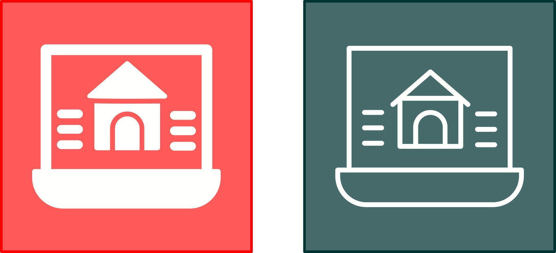 onroerend goed pictogram vector