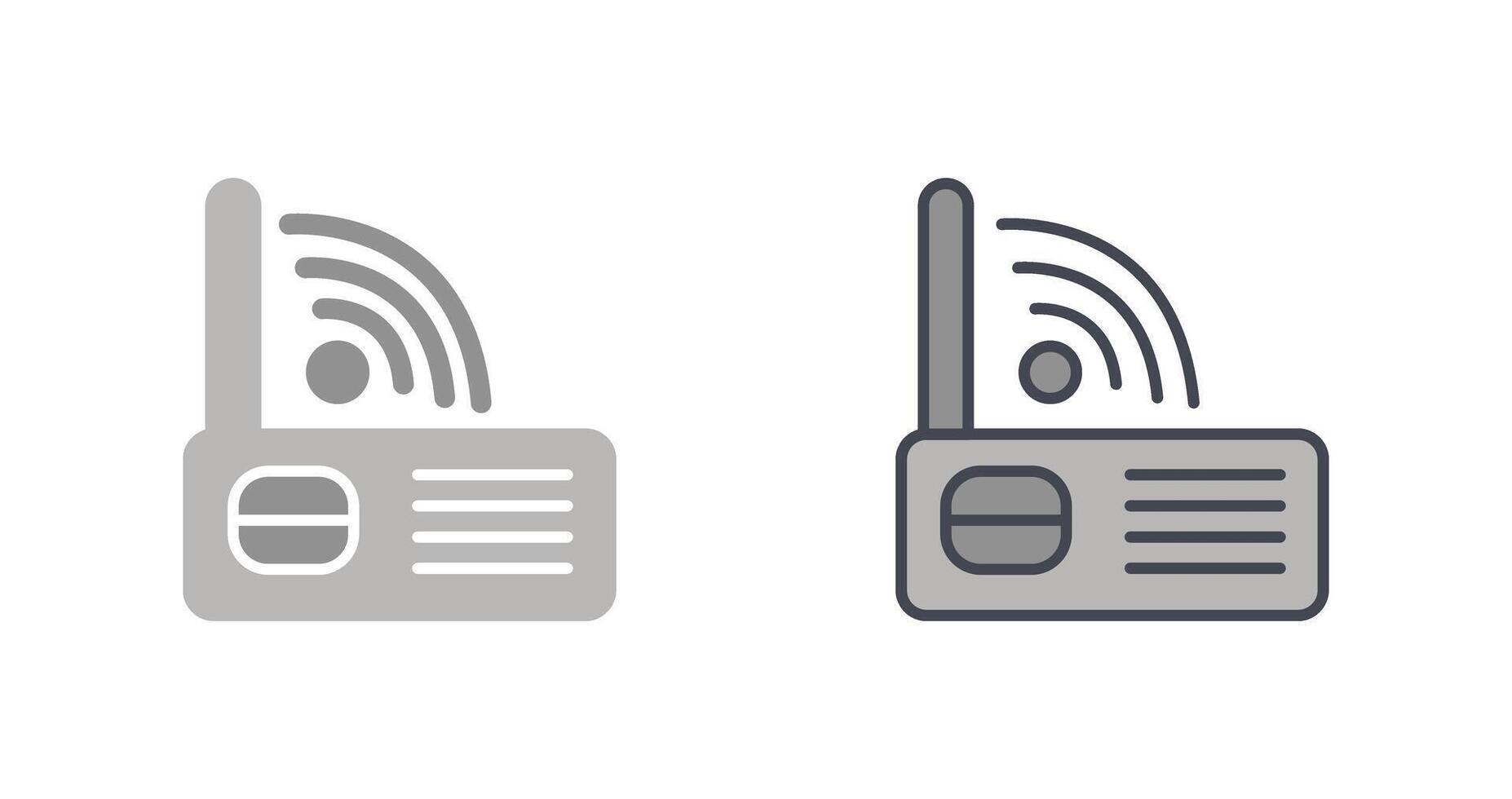 modem Wifi icoon vector