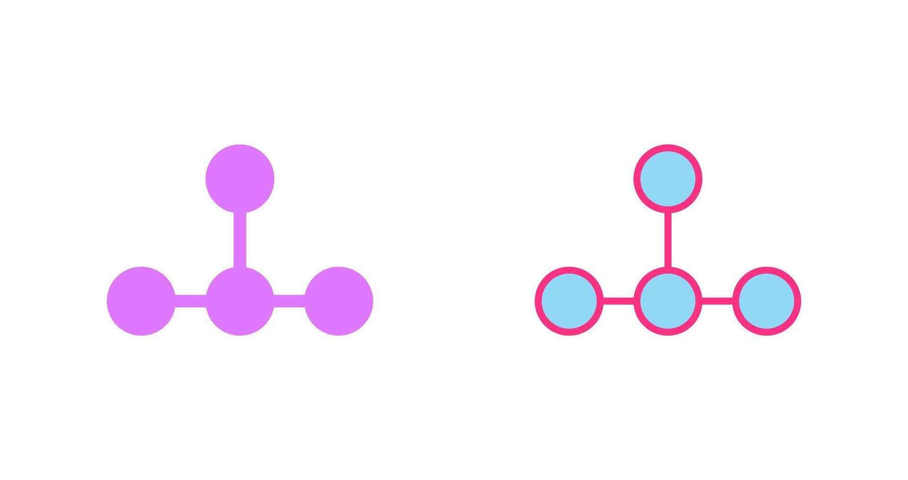 pictogram hiërarchie tekenen vector