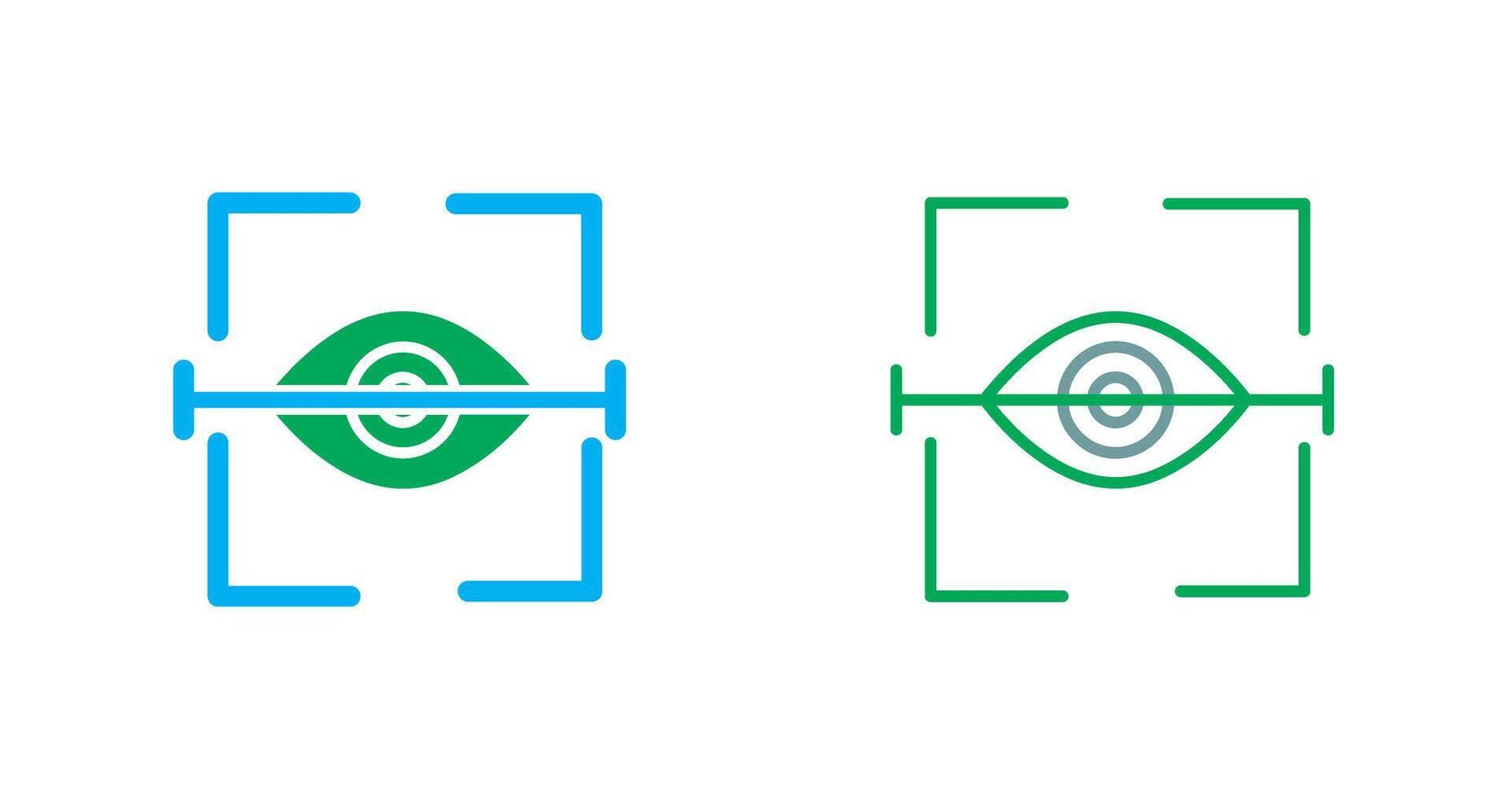 oog scan pictogram vector