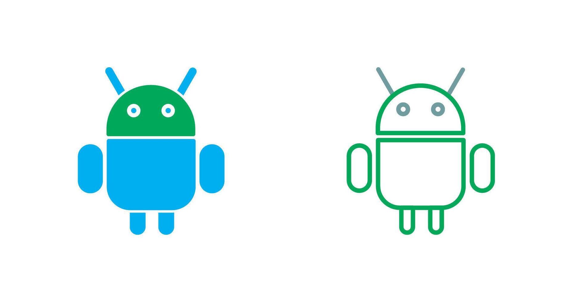 android logo icoon vector