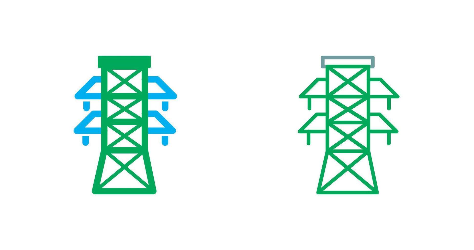 elektriciteit toren icoon vector