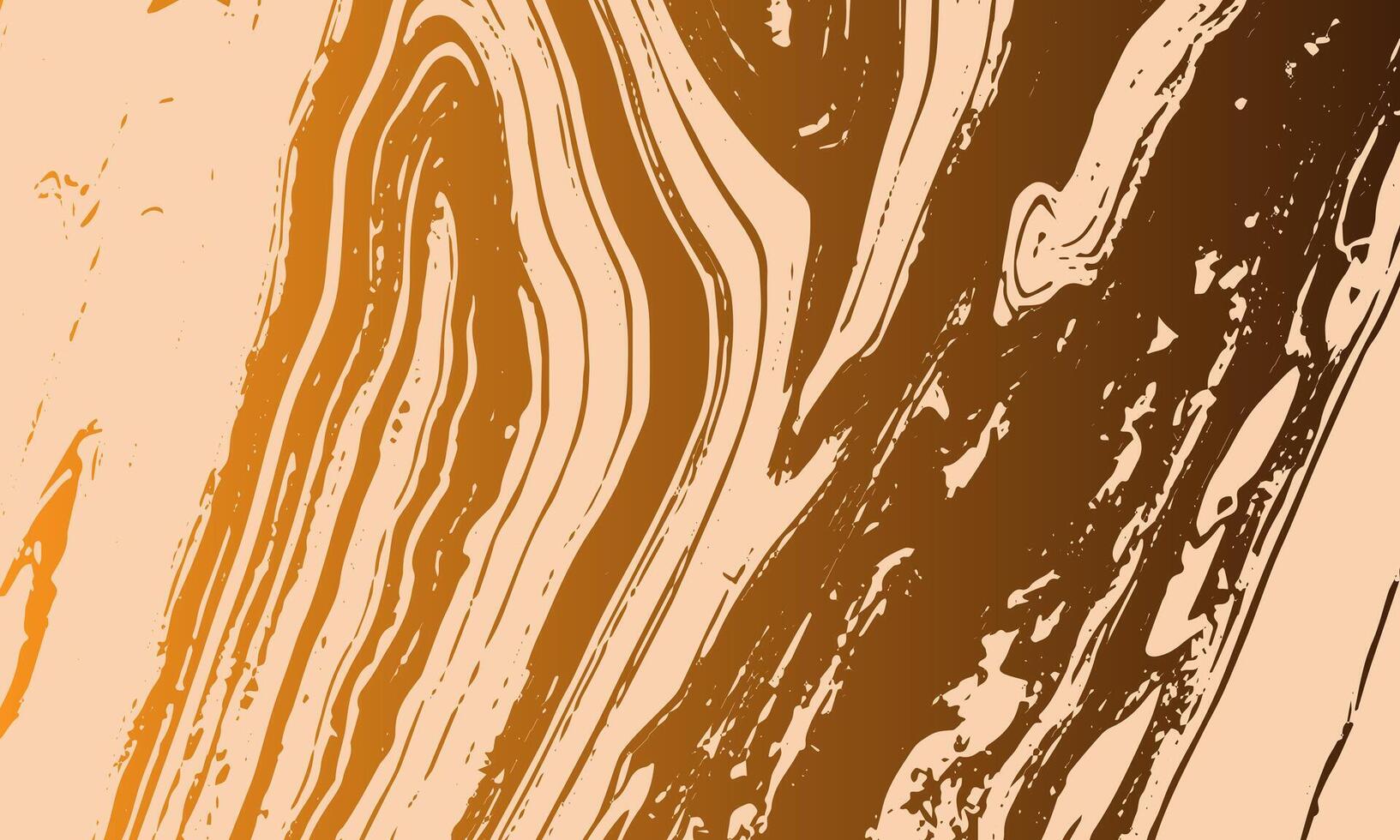 een bruin en oranje abstract achtergrond met een golvend patroon vector