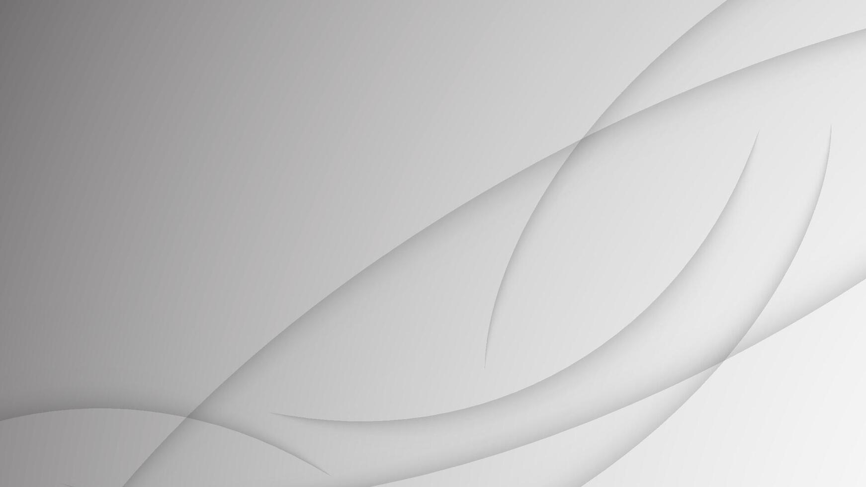 abstract zwart en wit achtergrond met ongelooflijk schaduw kromme. sjabloon ontwerp voor bedrijf presentatie, ui, uitnodiging kaart. vector