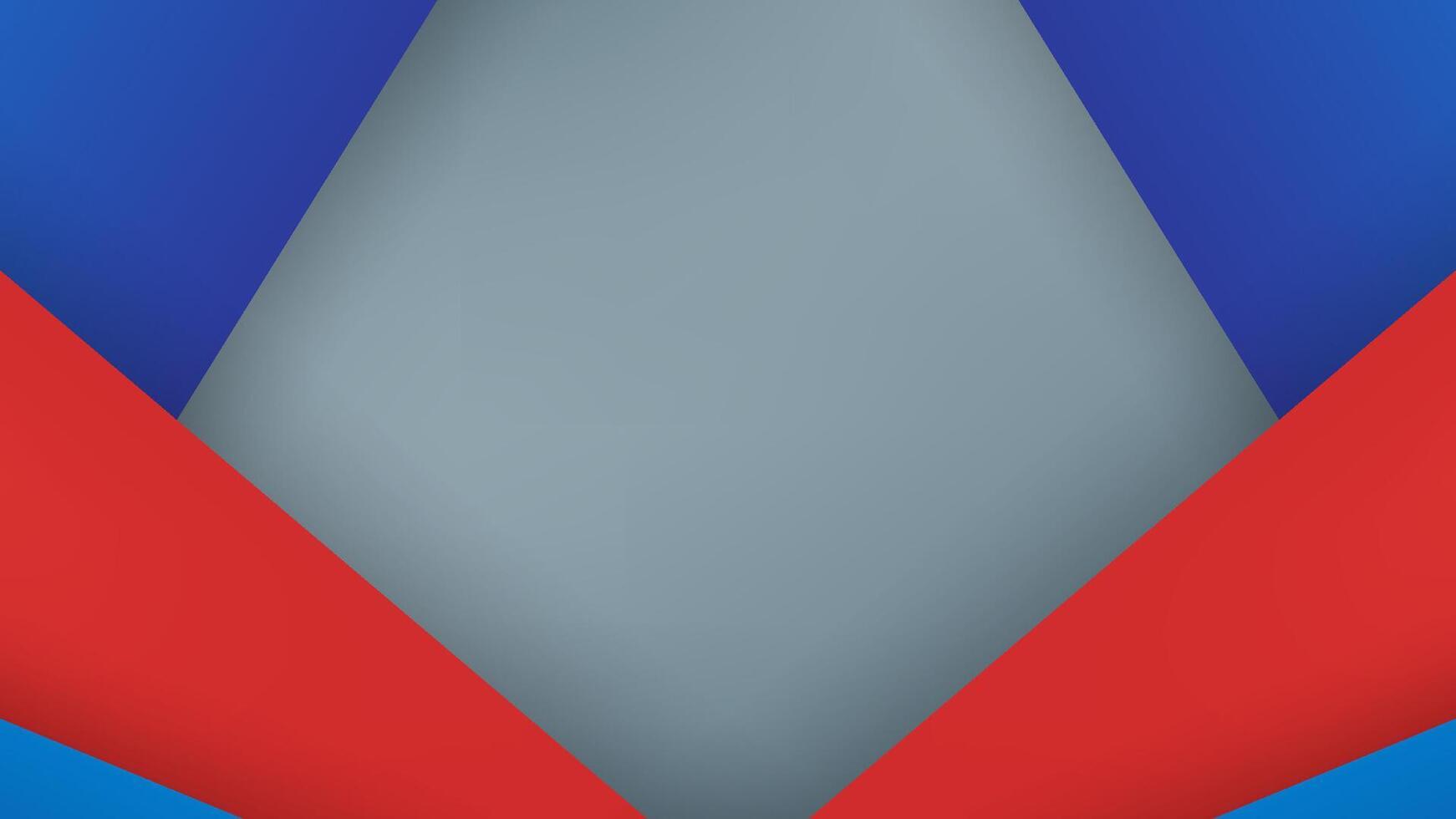 abstract rood en blauw materiaal ontwerp Aan grijs achtergrond. sjabloon voor omslag, bedrijf presentatie, web ontwerp en brochure. kopiëren ruimte voor tekst. vector