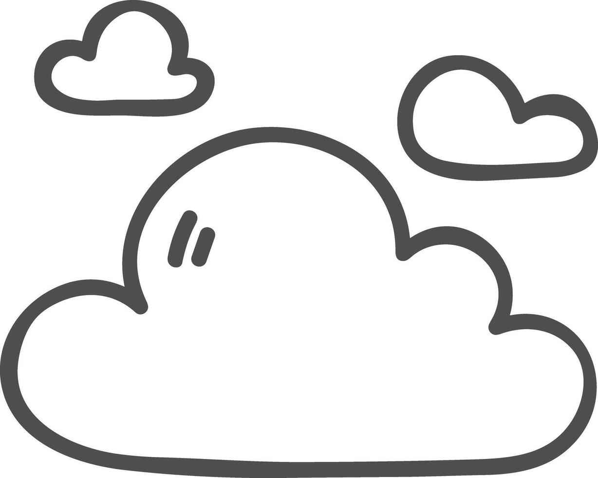 wolk icoon symbool afbeelding. illustratie van de hosting opslagruimte ontwerp beeld vector