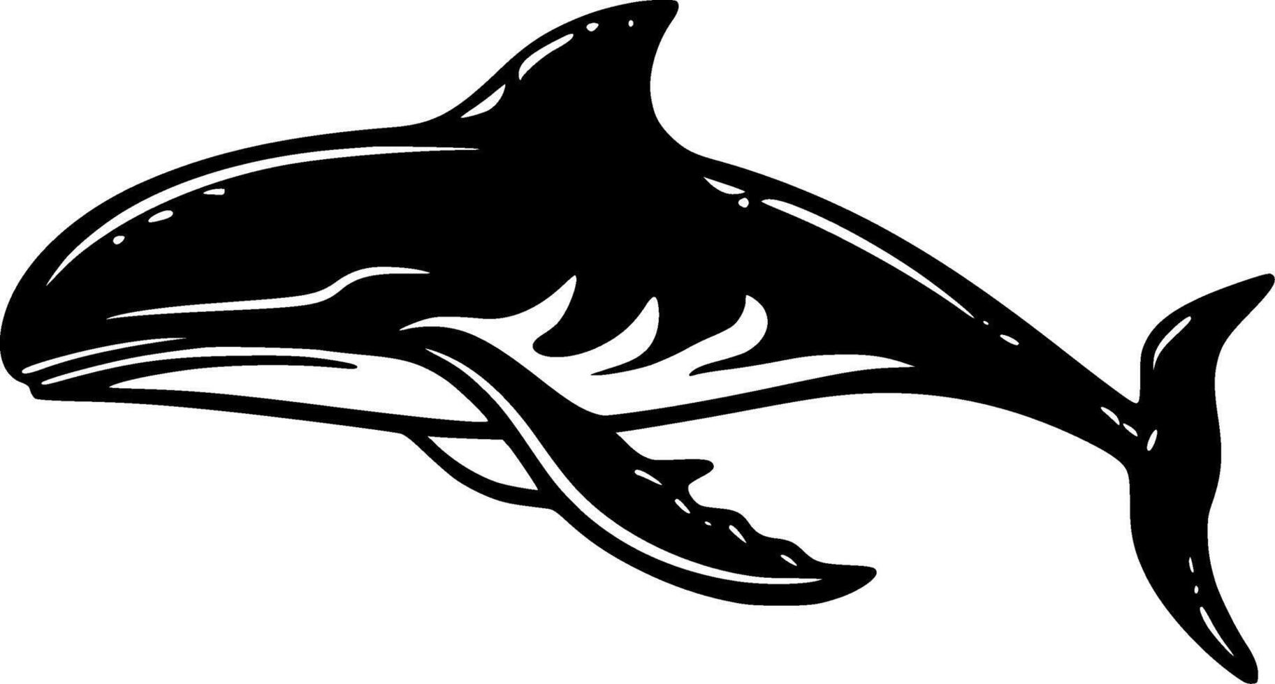 walvis - hoog kwaliteit logo - illustratie ideaal voor t-shirt grafisch vector