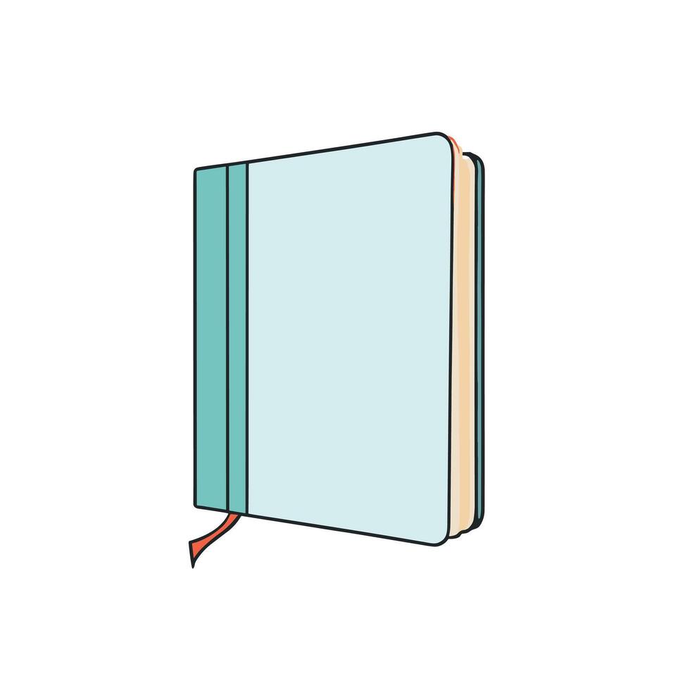 Gesloten boek illustratie ontwerp vector