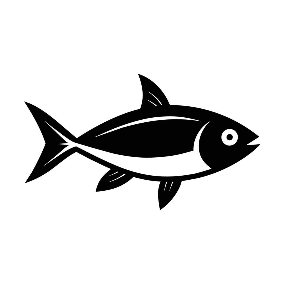 van vis, zeevruchten Aan wit achtergrond vector