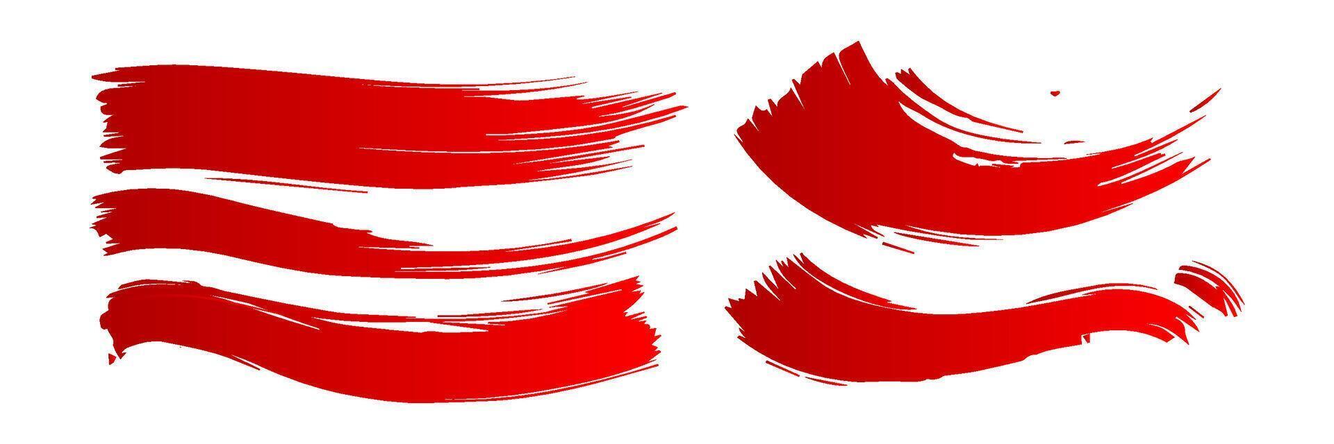 rood borstel hartinfarct, inkt geklater en artistiek ontwerp elementen. vuil waterverf textuur, doos, kader, grunge achtergrond, plons of creatief vorm voor sociaal media. abstract tekening. vector