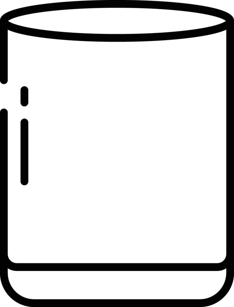bar glas schets illustratie vector
