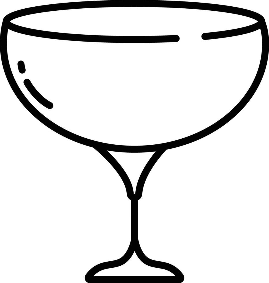 bar glas schets illustratie vector