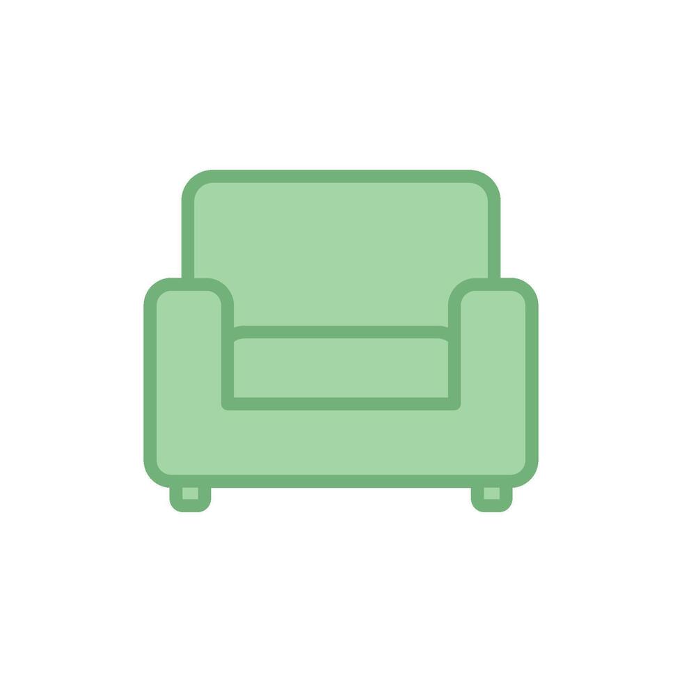 sofa bankstel icoon sjabloon illustratie ontwerp vector