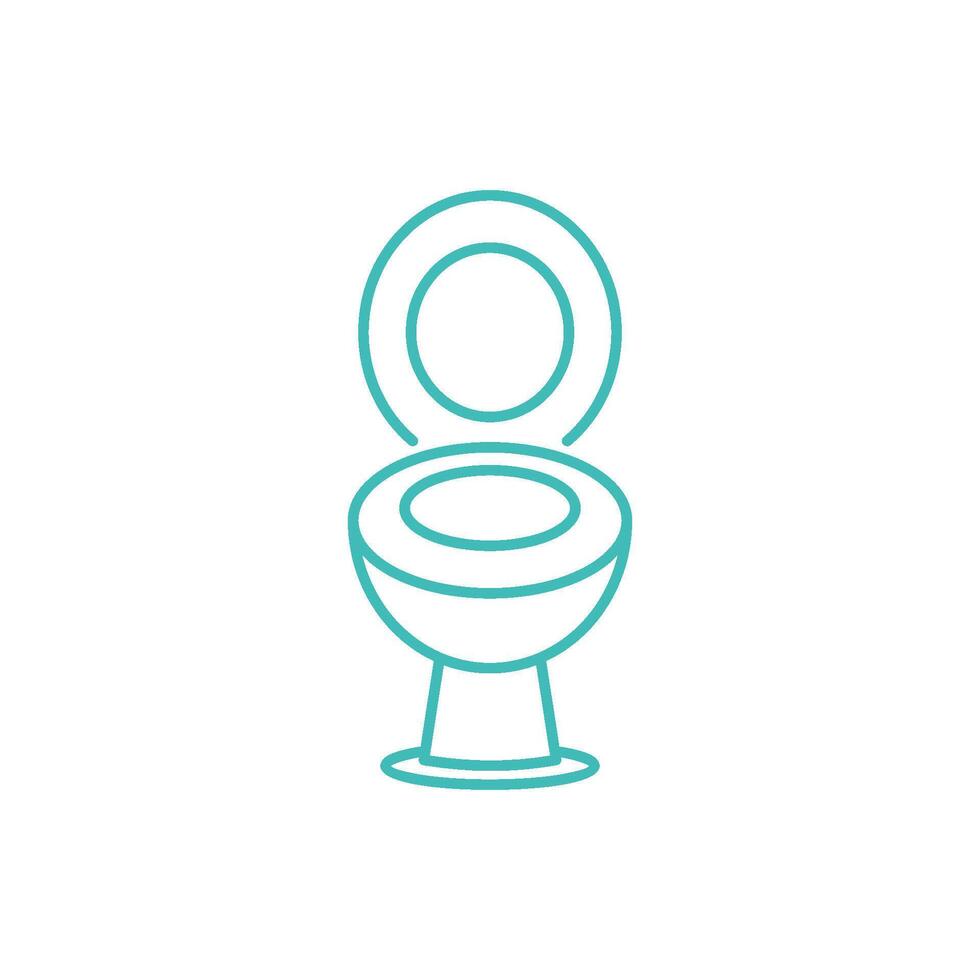 toilet icoon sjabloon illustratie ontwerp vector