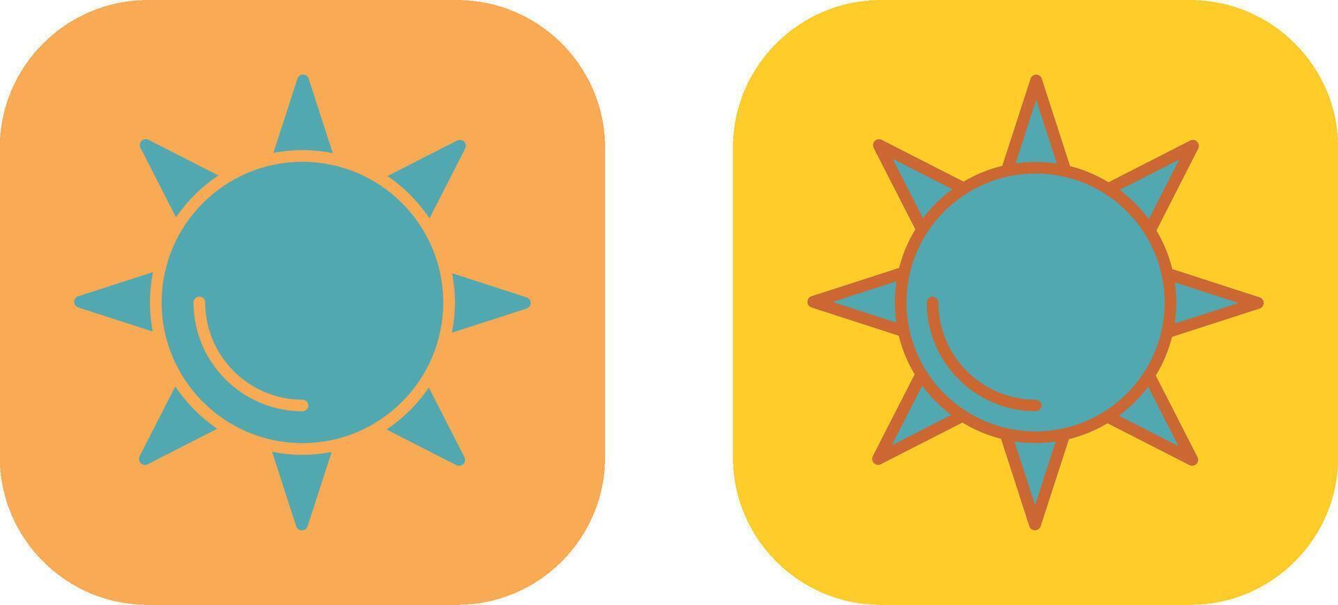 zon pictogram ontwerp vector