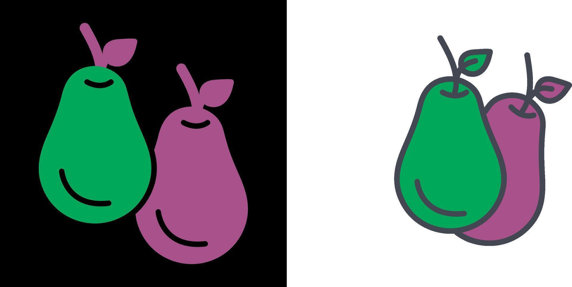 avocado icoon ontwerp vector