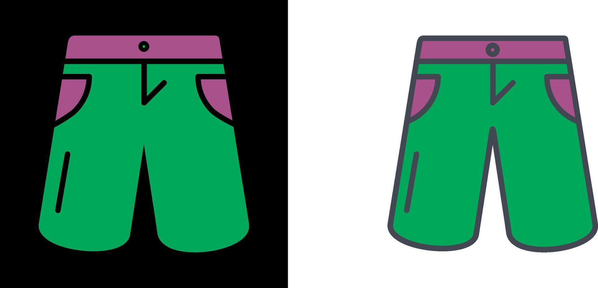 shorts icoon ontwerp vector