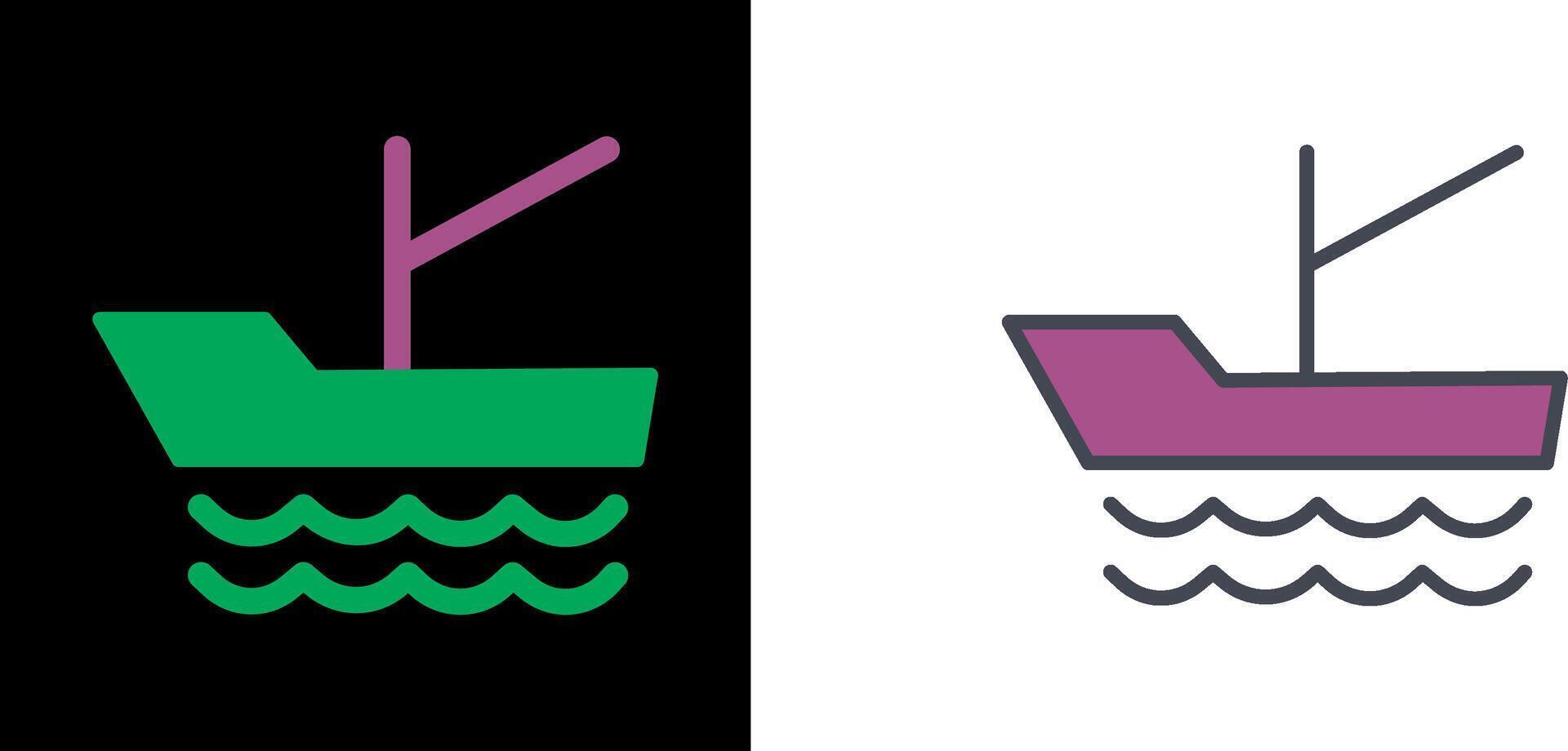 schip pictogram ontwerp vector