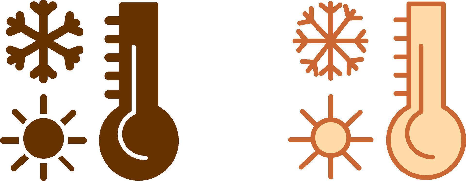 thermometer pictogram ontwerp vector