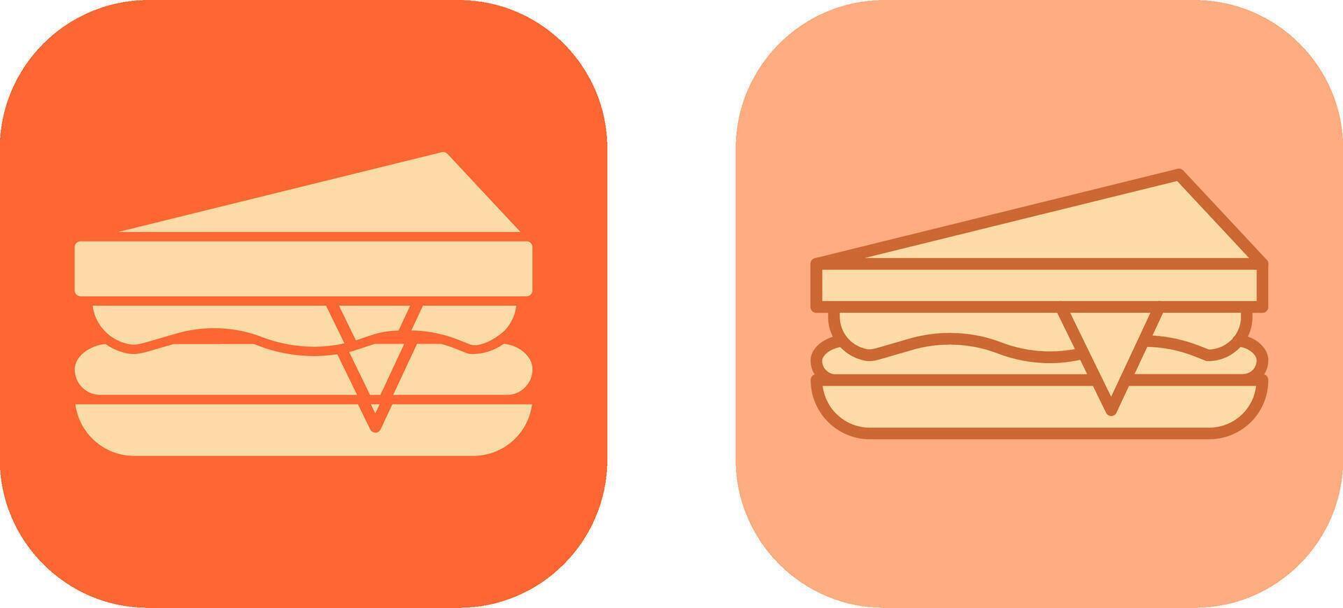 sandwich pictogram ontwerp vector