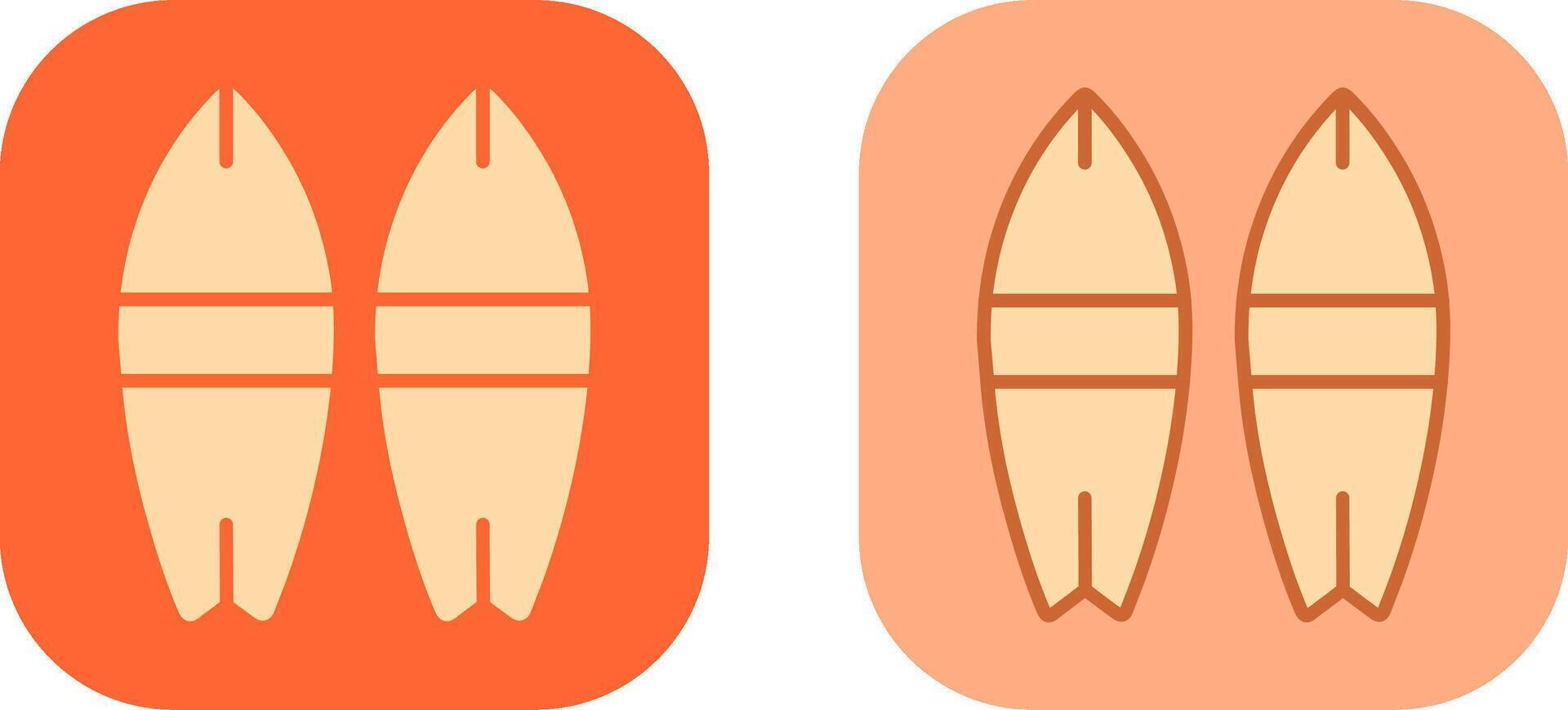 surfboard icoon ontwerp vector