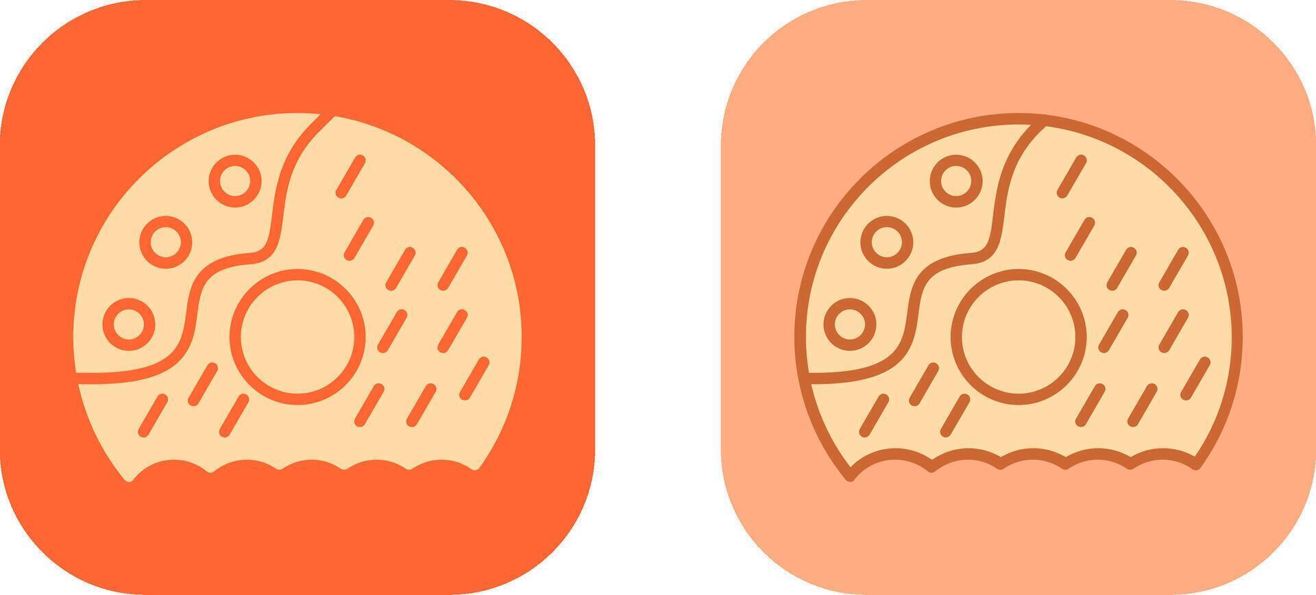 donut icoon ontwerp vector