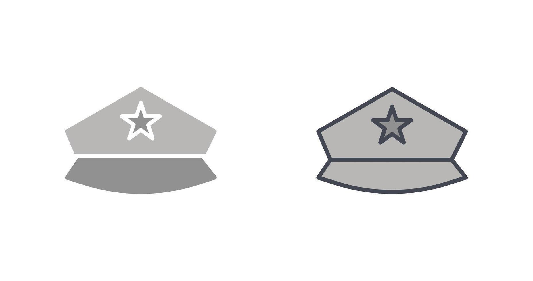 Politie hoed icoon ontwerp vector