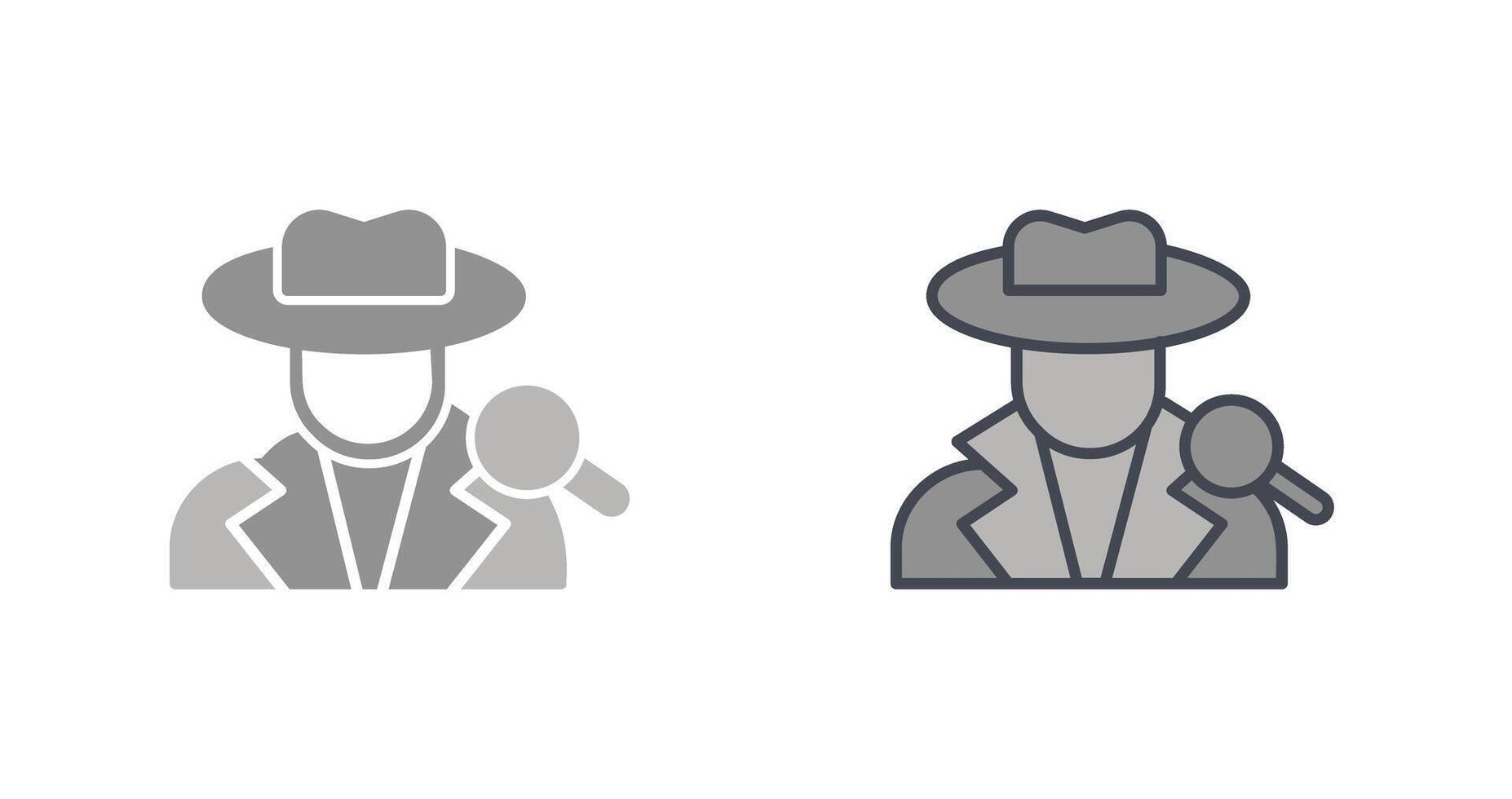 detective icoon ontwerp vector