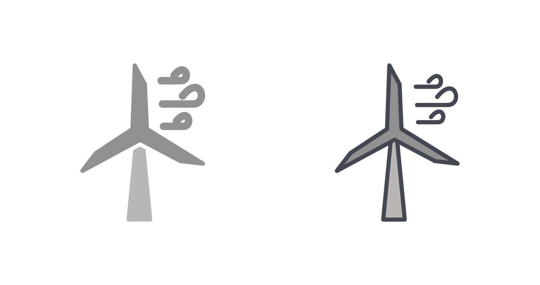 windmolen icoon ontwerp vector