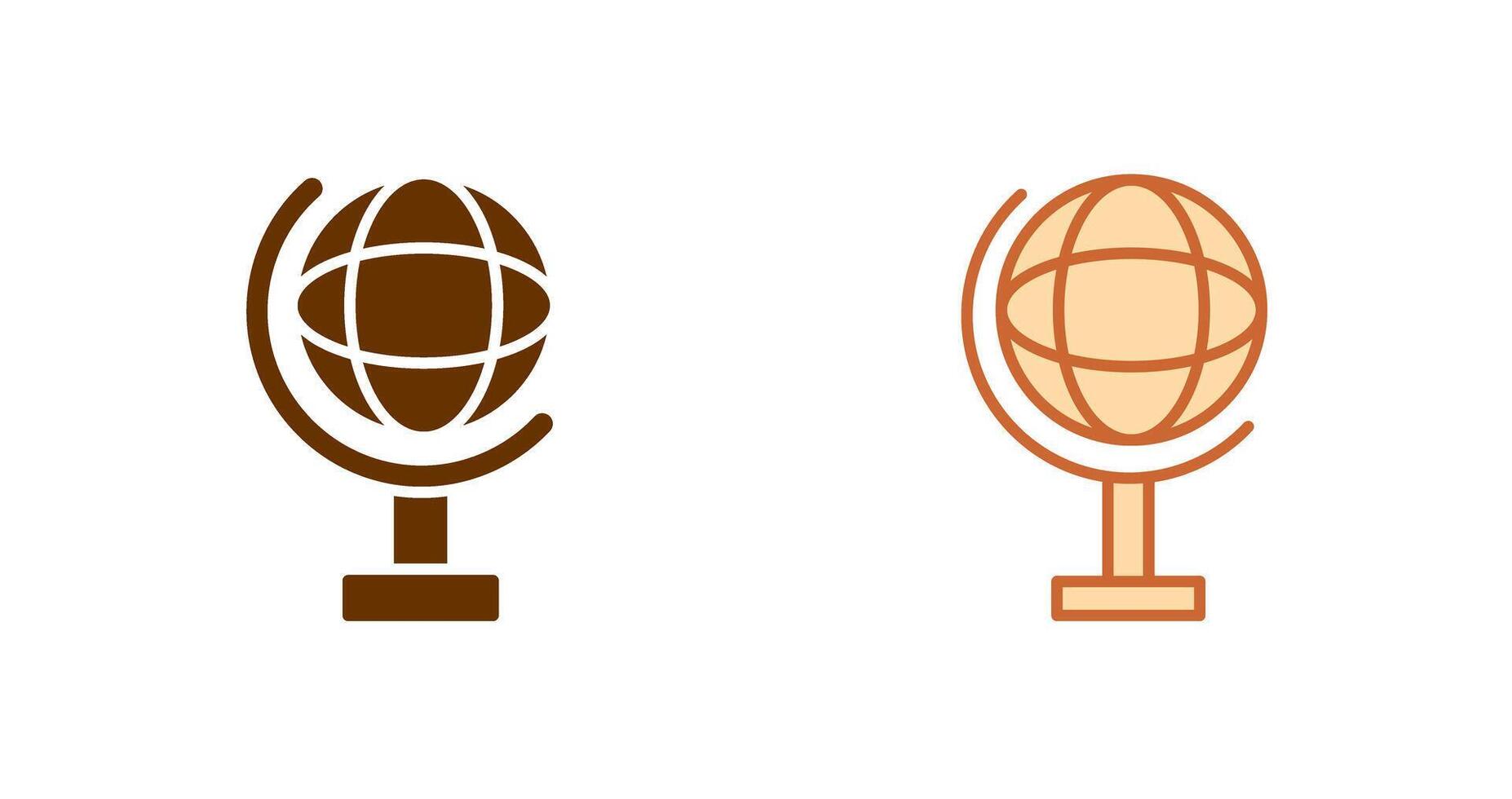 wereldbol icoon ontwerp vector