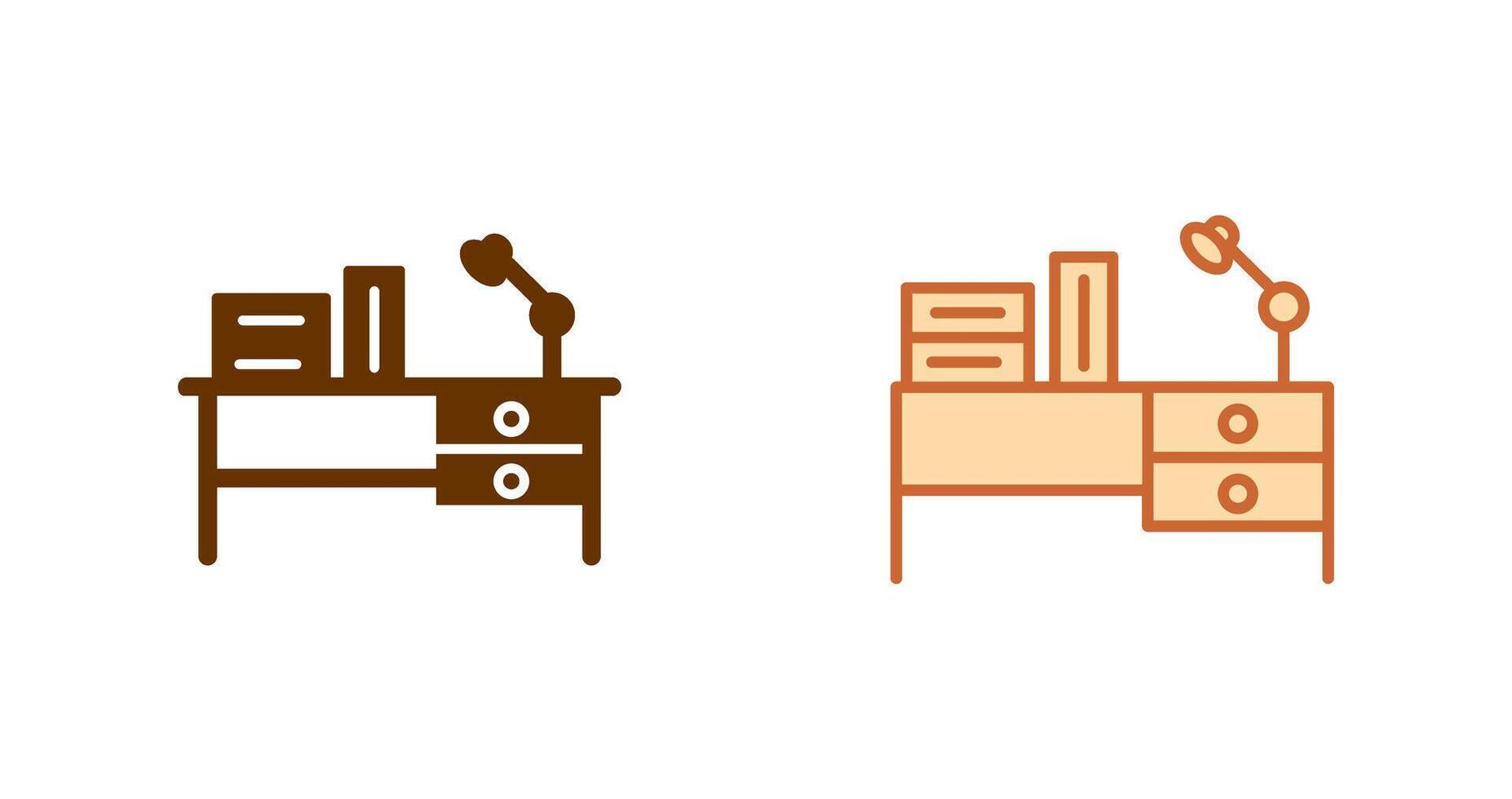 bureau pictogram ontwerp vector