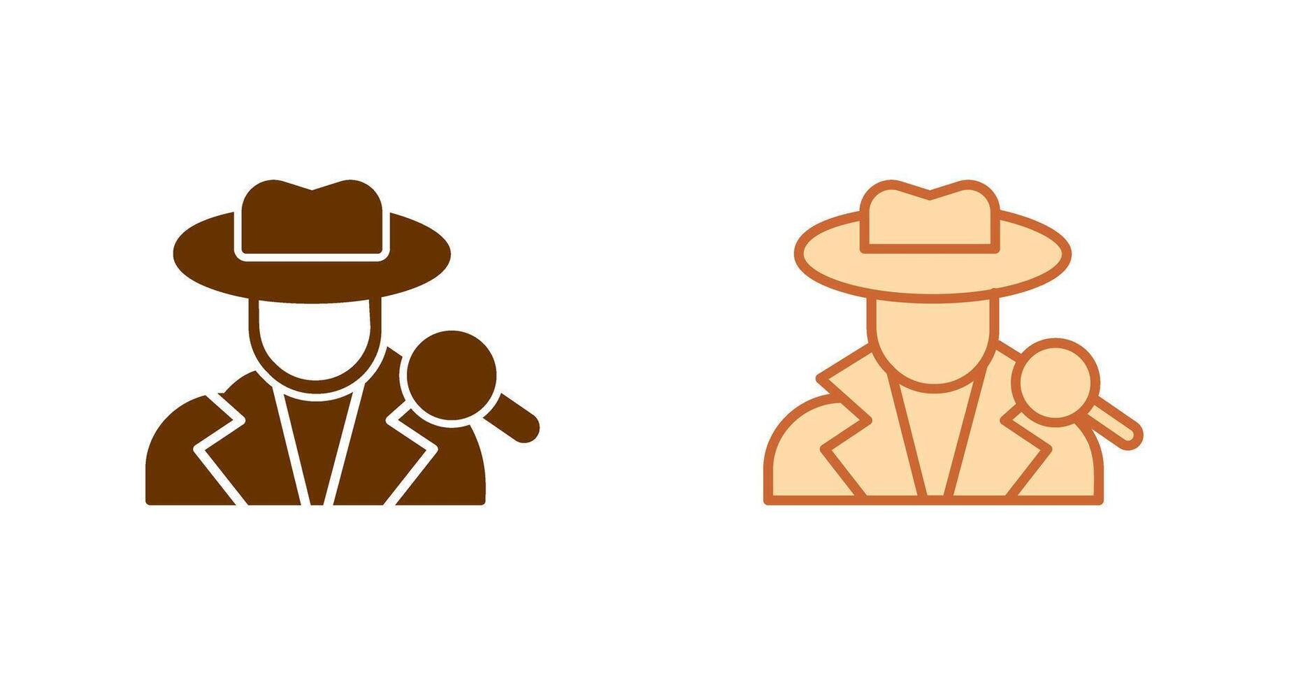 detective icoon ontwerp vector