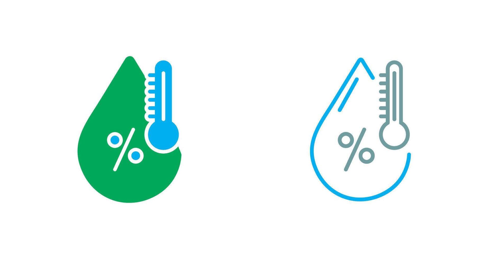 vochtigheid icoon ontwerp vector