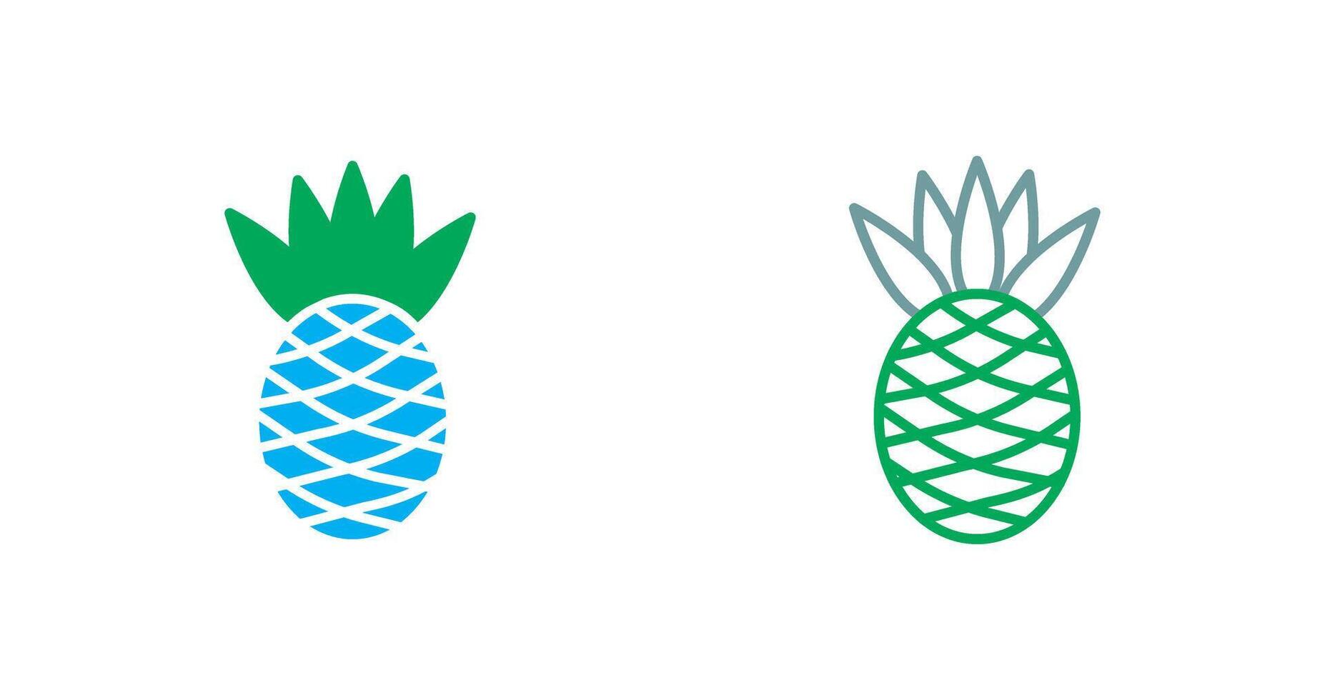 ananas pictogram ontwerp vector