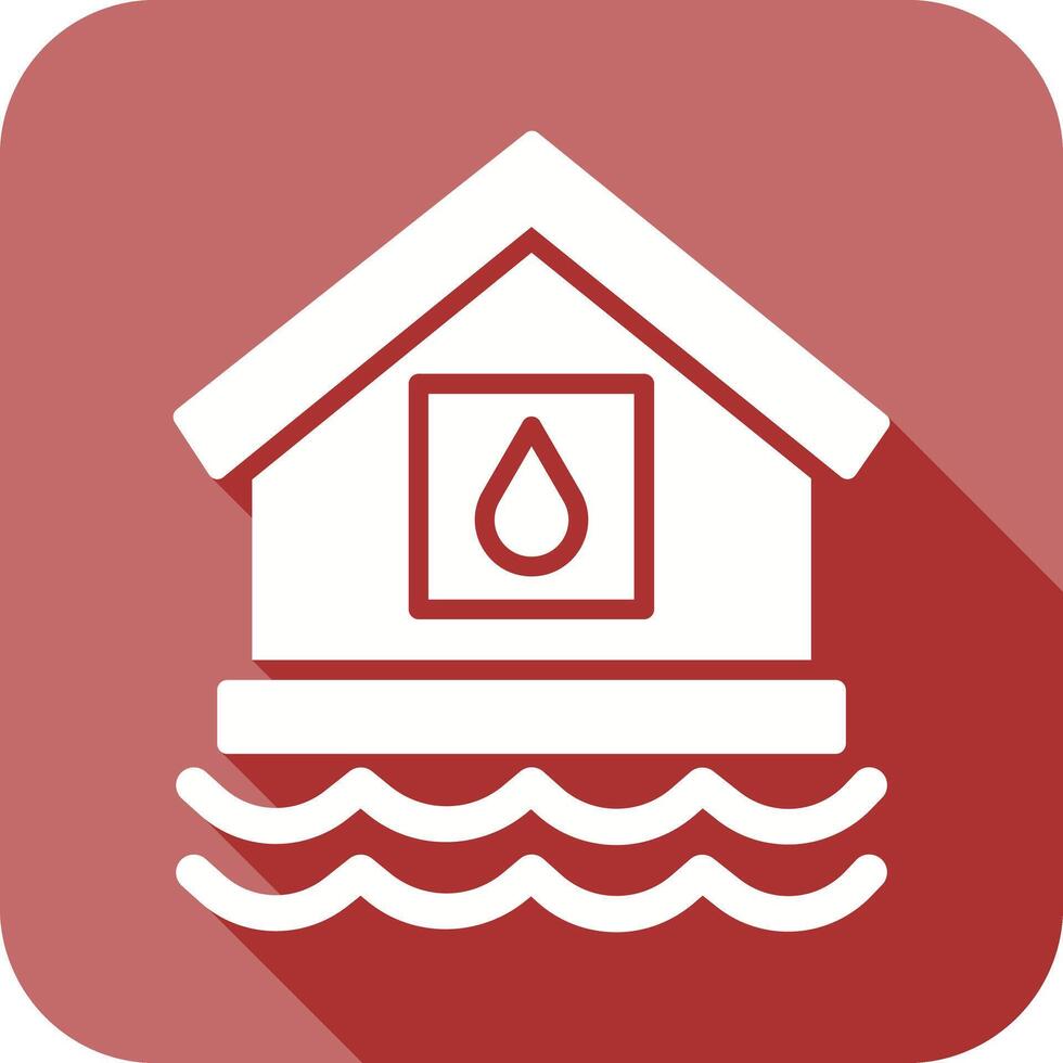 water huis icoon ontwerp vector