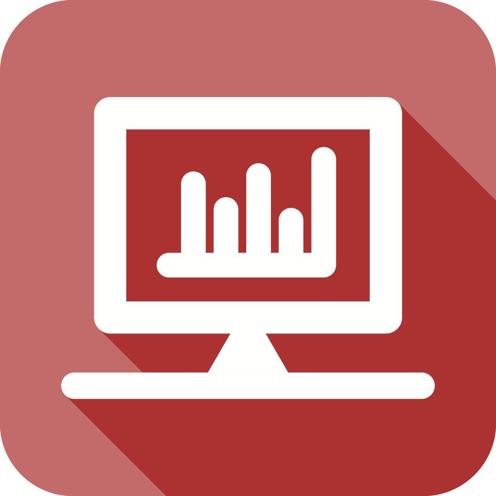 gecontroleerd bar diagram icoon vector