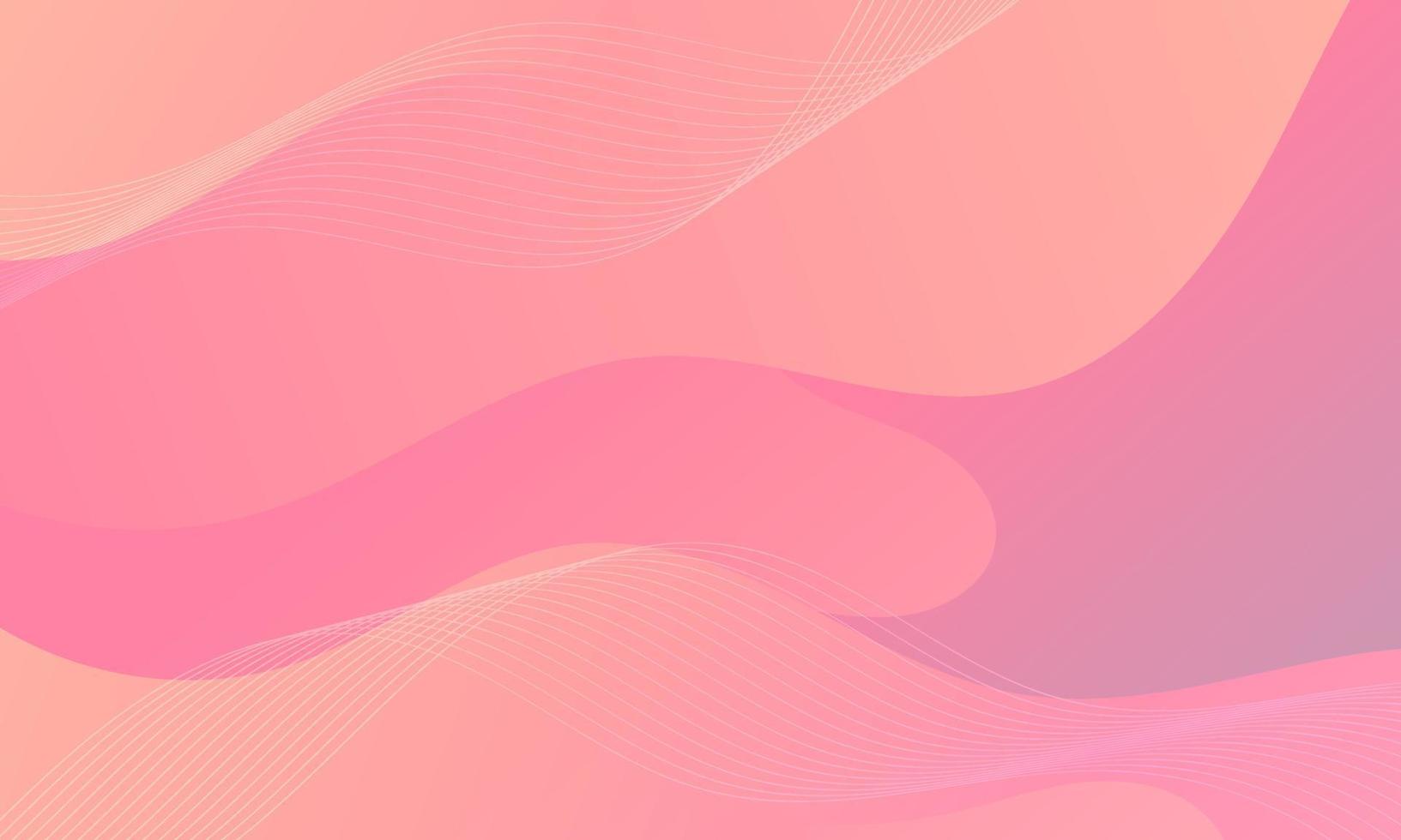 abstracte roze vloeibare golfachtergrond vector