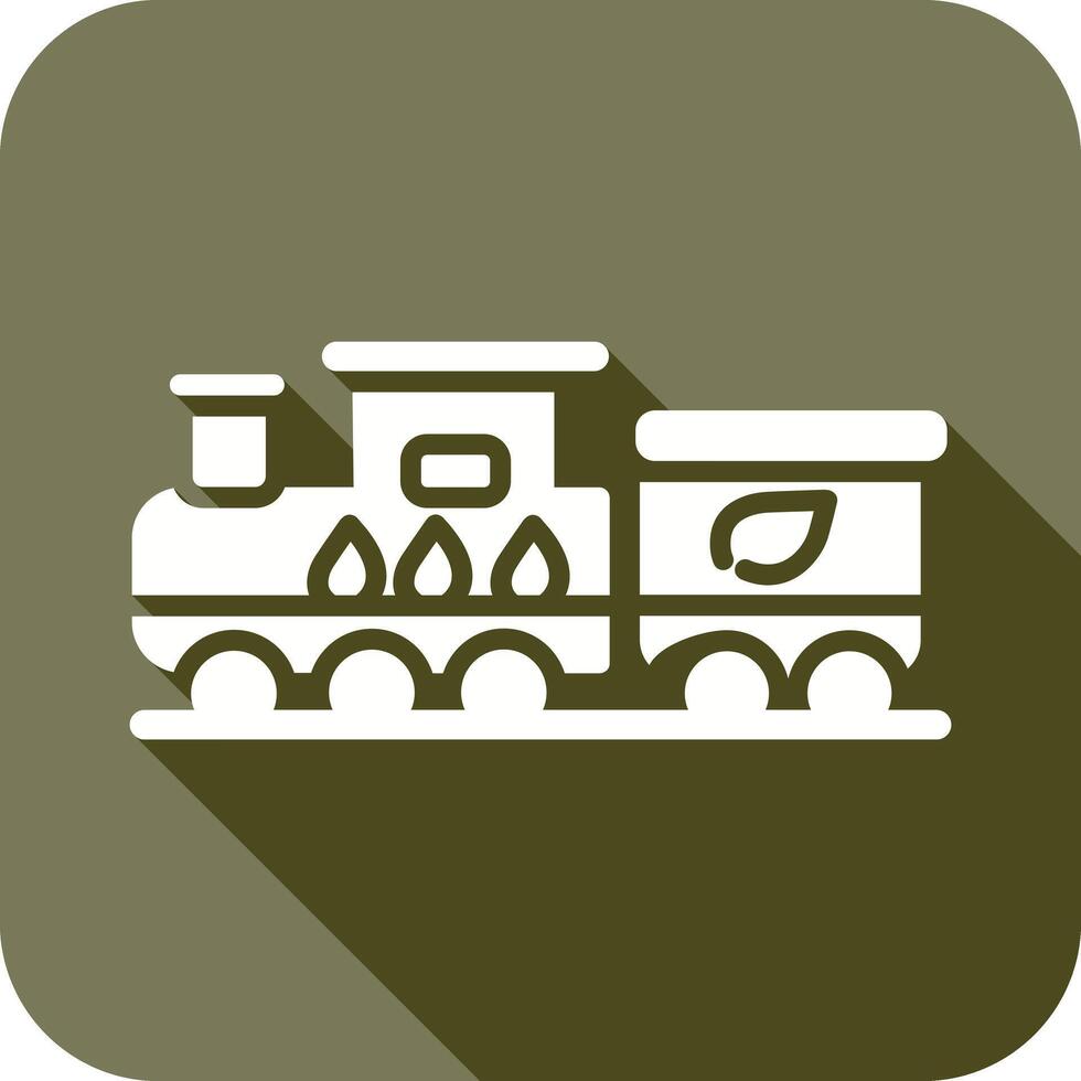 ecologie trein icoon vector