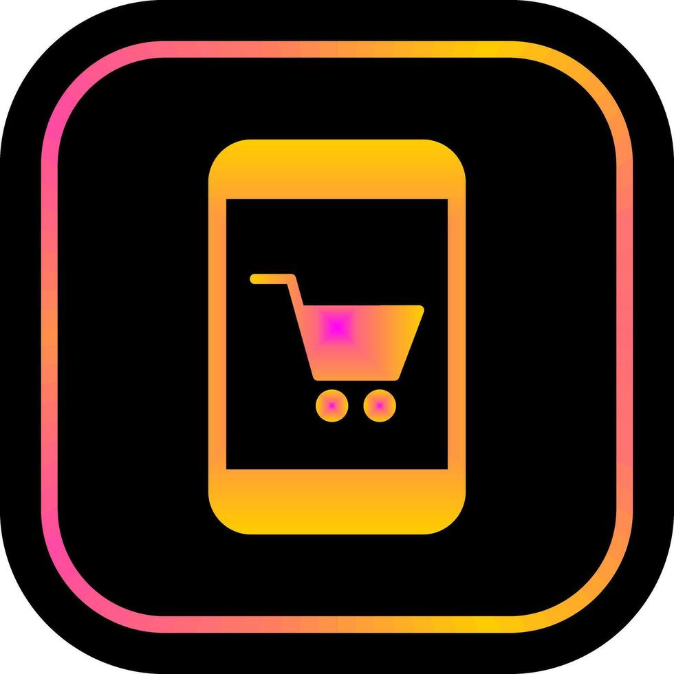 online boodschappen doen icoon ontwerp vector