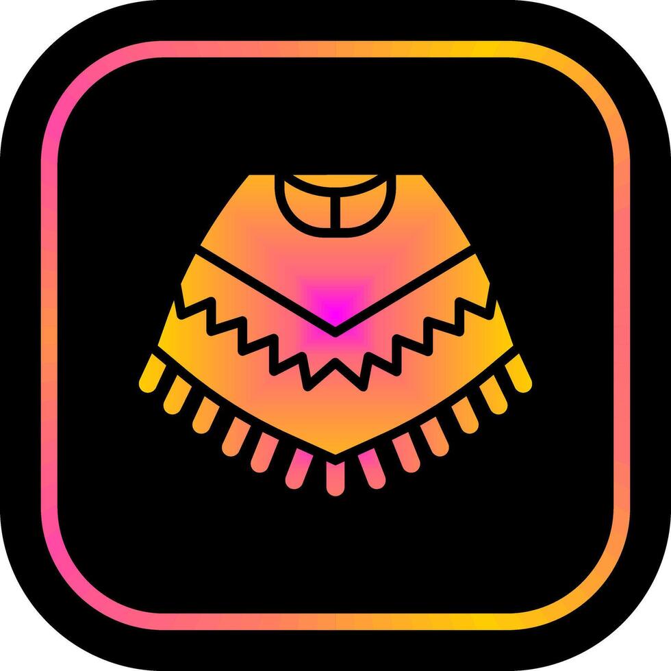 poncho icoon ontwerp vector